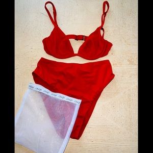 Cuup bikini plunge top new without tags size xs